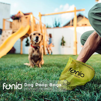 Dog Poop Bags, Scent Free, 360 Count, Unscented, Eco Friendly, Leak Proof, Extra Thick, Easy to Open, Refill Rolls with Dispenser