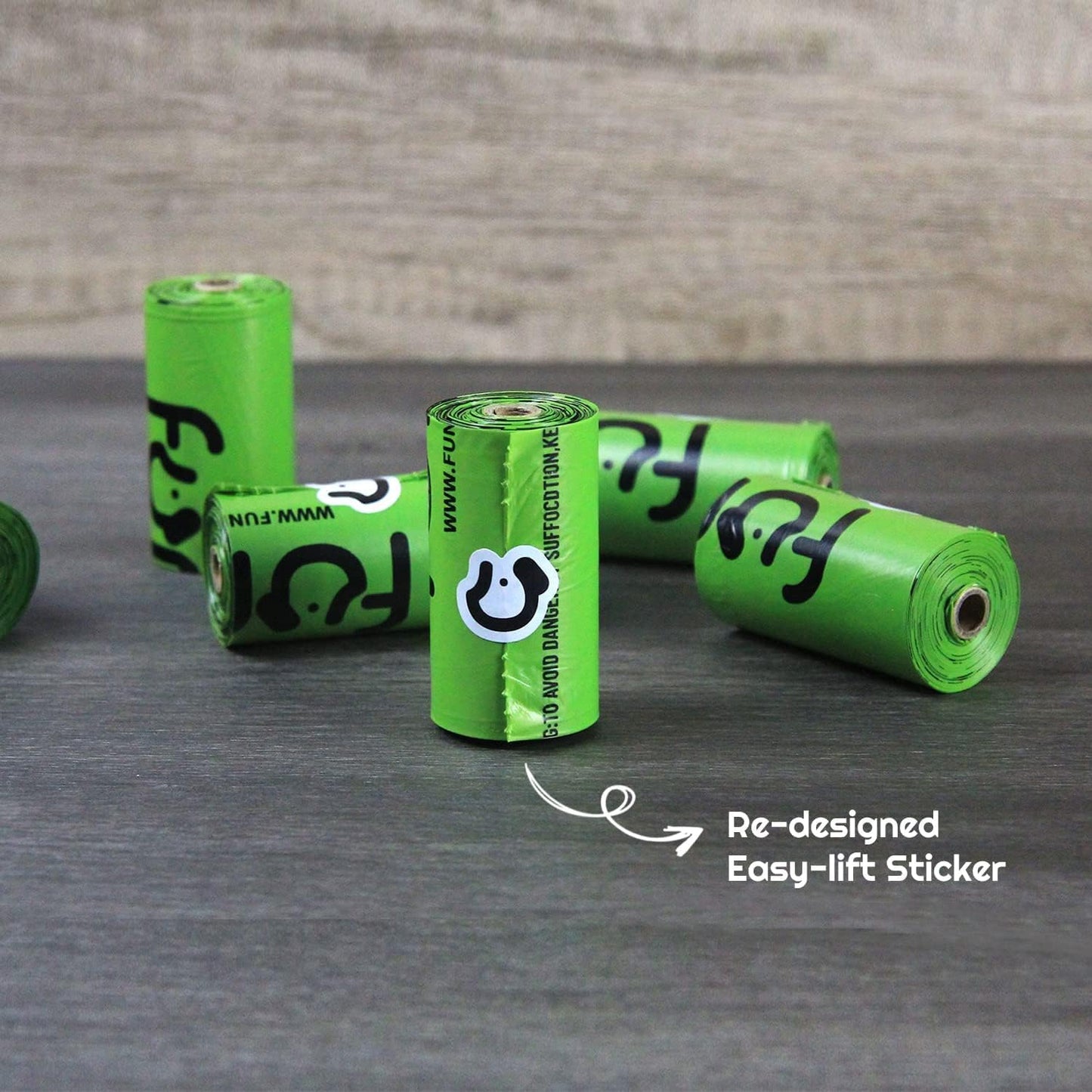 Dog Poop Bags, Scent Free, 360 Count, Unscented, Eco Friendly, Leak Proof, Extra Thick, Easy to Open, Refill Rolls with Dispenser